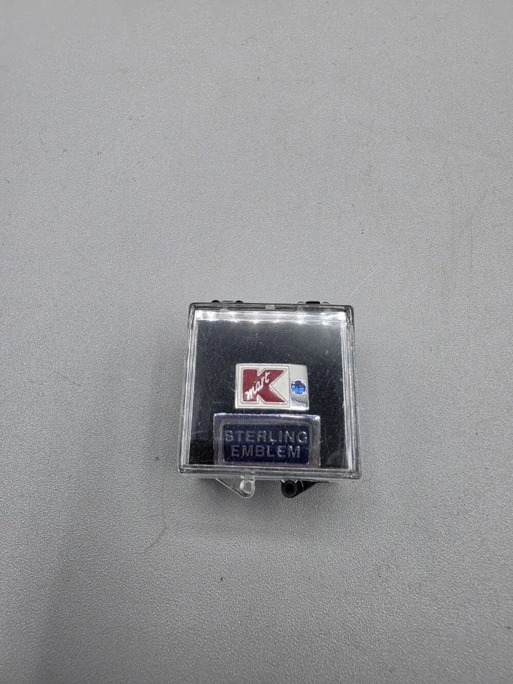Vintage K-Mart Sterling Silver Lapel Pin 5 Year Employee Service Award Tie Tac